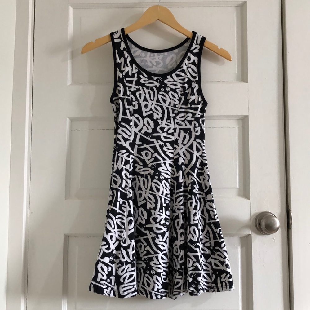 Graffiti Mini Dress